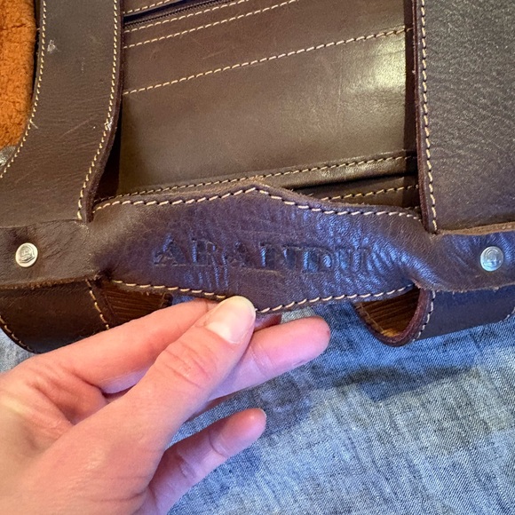 Arandu Capybara Leather Backpack Saddle Bag main image 5